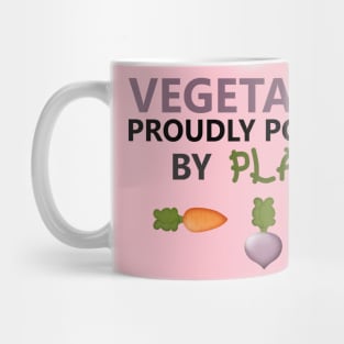 Vegetarian Proudly Powered By Plants Mug